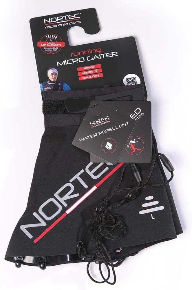 Nortec Running Micro Gamasche XL Schwarz, XL Schwarz
