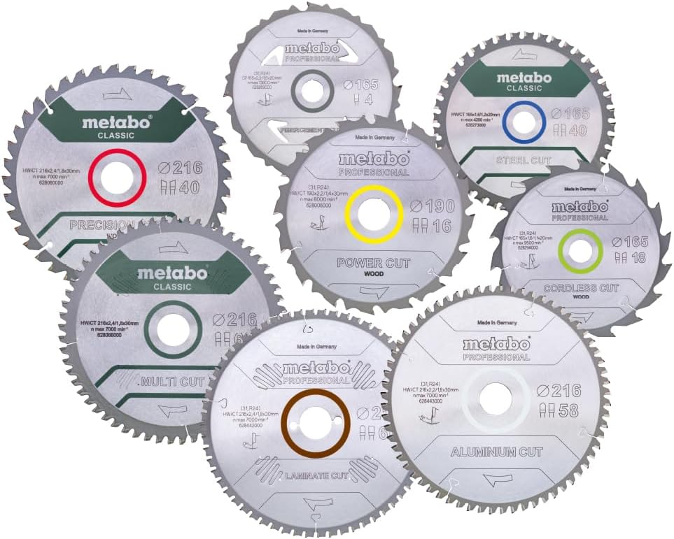 Metabo Sägeblatt Precision Cut Wood - Classic, 216 x 2,4/1,8 x 30, Z40 WZ 5° neg. – 628060000 – Säge