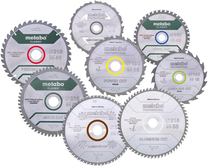 Metabo Sägeblatt Precision Cut Wood - Classic, 216 x 2,4/1,8 x 30, Z40 WZ 5° neg. – 628060000 – Säge