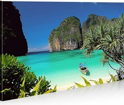 islandburner Bild Bilder auf Leinwand KOH Tao Thailand 1p XXL Poster Leinwandbild Wandbild Dekoartik