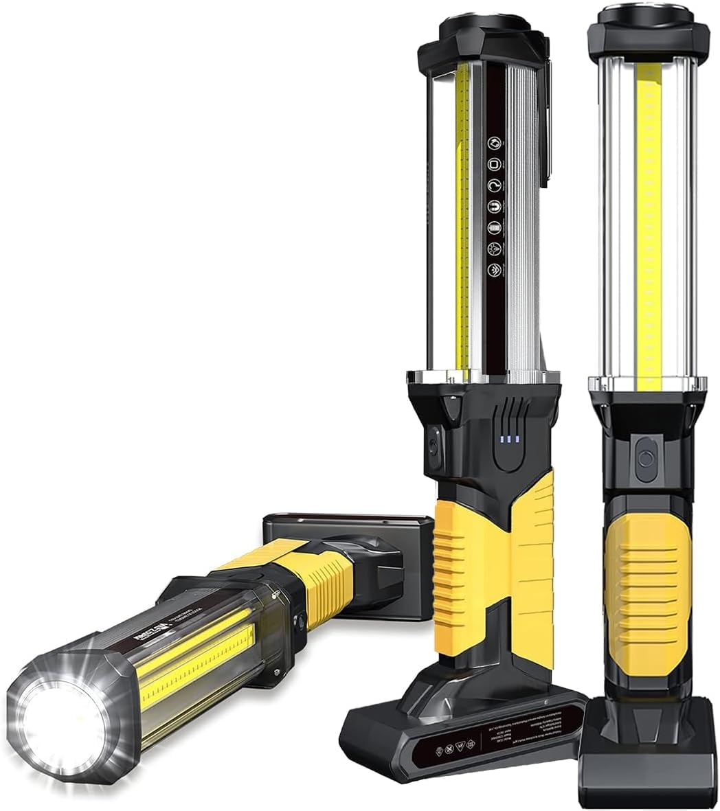 WARSUN LED Arbeitsleuchte Taschenlampe Werkstattlampe Inspektionsleuchten COB Wiederaufladbar akku l