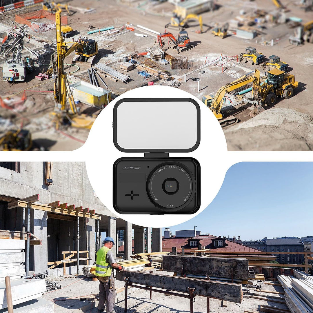 Somikon Zeitraffer Kamera: 4K-WLAN-Zeitrafferkamera, App, 20 m Farb-Nachtsicht, PIR-Sensor, Akku (Ca