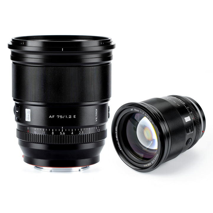 VILTROX 75mm f/1.2 E-Mount Objektiv Prime APS-C Autofokus für Sony a6000 a6400 a6700 a6600 ZV-E10 a7