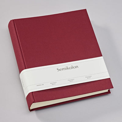Semikolon 351006 Foto-Album Classic Medium – 21,6x25,5 cm – 80 Seiten cremefarben, für 160 Fotos – b