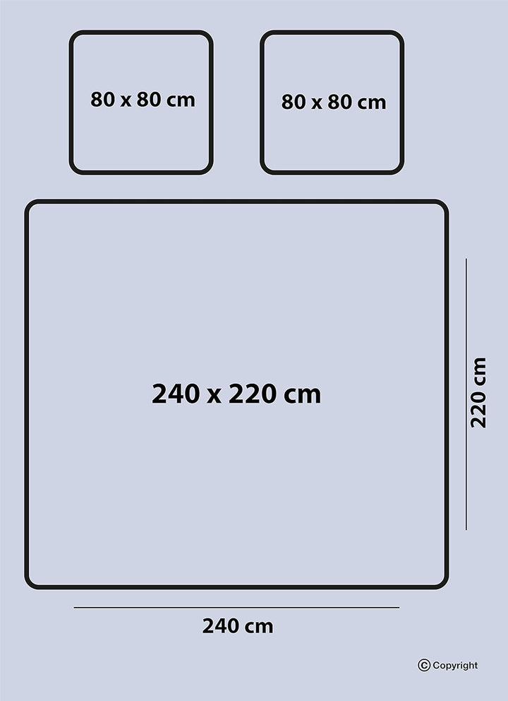 ZIRVEHOME Bettwäsche 240x220 cm. weiss/rosa geblümt, 100% Baumwolle/Renforcé mit reissverschluss Atm