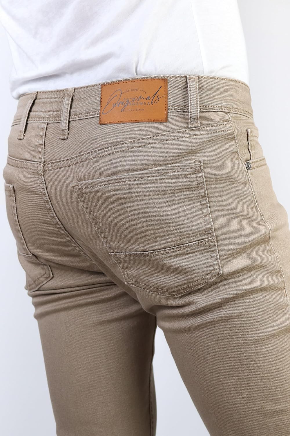 HALAT'S Herren Jeans Slim Fit - Baumwolle Jeanshose Stretch für Herren mit Schlanke Elastizität 31W