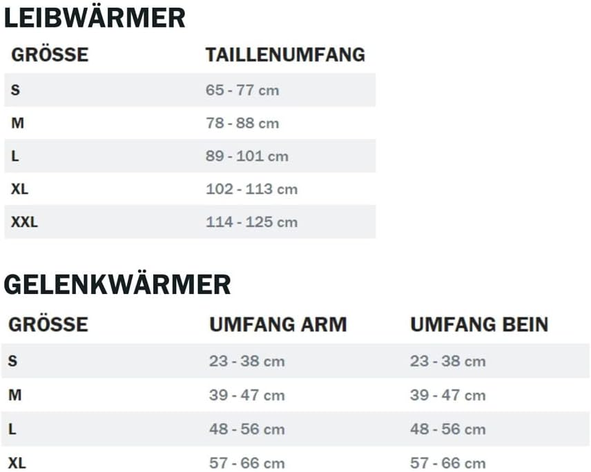 con-ta conta Gelenkwärmer 3er Spar-Pack, Wärmewäsche für Knie & Ellenbogen, Winterunterwäsche bei Ge