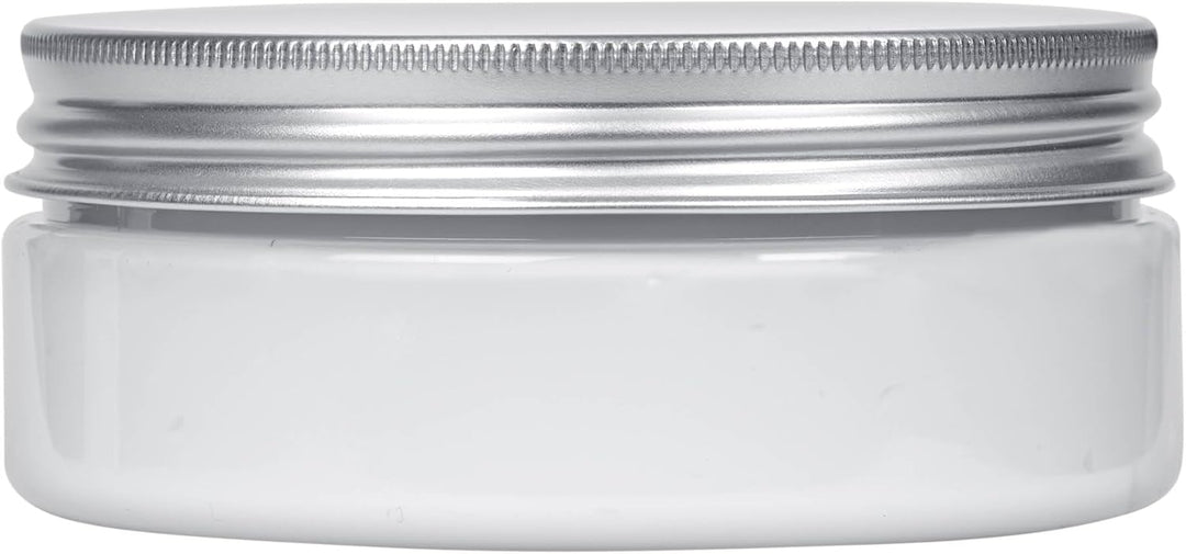 Lebensmittelechte PET Dosen Isabella transparent mit Aluminium-Schraubverschluss für Lebensmittel, K