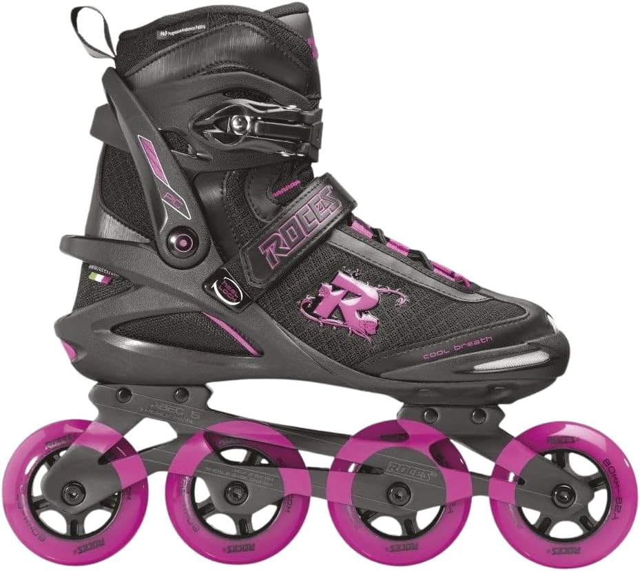 Roces Damen Pic Tif Women Inline Skate 41 schwarz-rosa, 41 schwarz-rosa