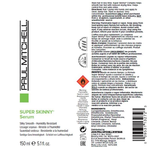 Paul Mitchell Super Skinny Serum - Anti-Frizz Fluid glättet und schützt widerspenstiges Haar, Haar-P