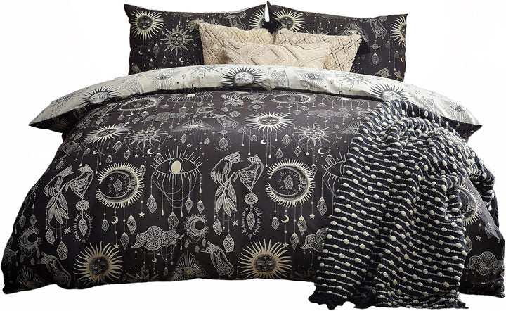furn. Eingereif. Constellation King Duvet Cover Set. Baumwolle, Polyester, Multi King Multicolor, Ki