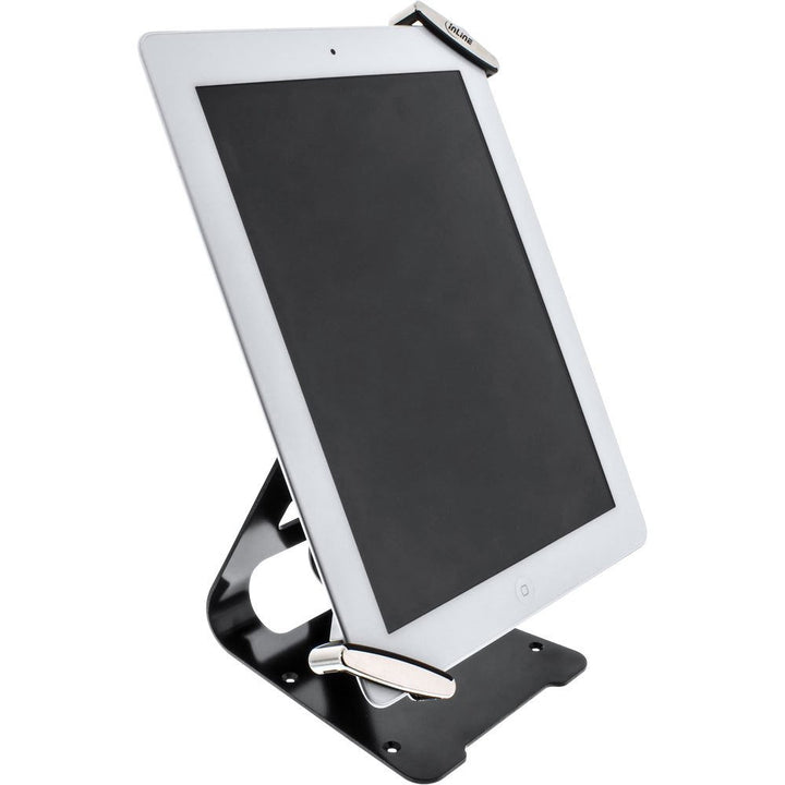 InLine 55726 Tablet Halter universell 7"-10.1" mit Sicherheitsschloss 1,5m, mit Schlüssel