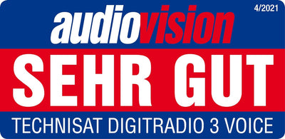 TechniSat DIGITRADIO 3 VOICE - Stereo DAB Radio Kompaktanlage mit offline Sprachsteuerung (DAB+, UKW