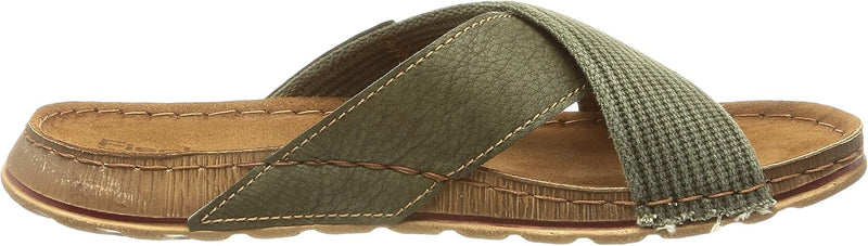 Fischer Herren Lukas Pantoletten 40 EU Khaki, 40 EU Khaki