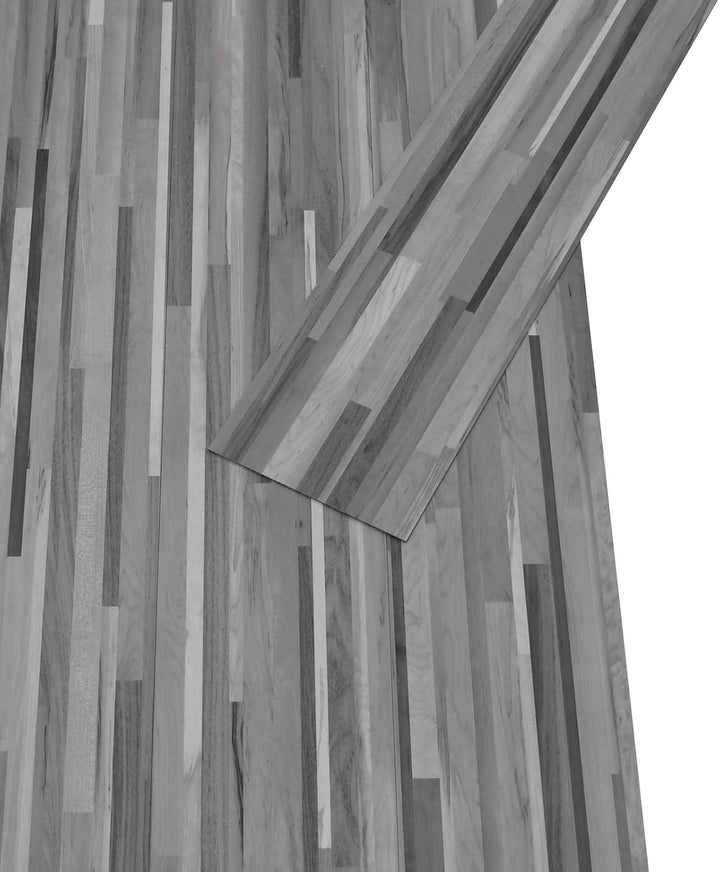 Bodenplanken 18 Stück Grau PVC selbstklebend 5,26 m² für Innenbereich Wohnraum Renovierung einfache