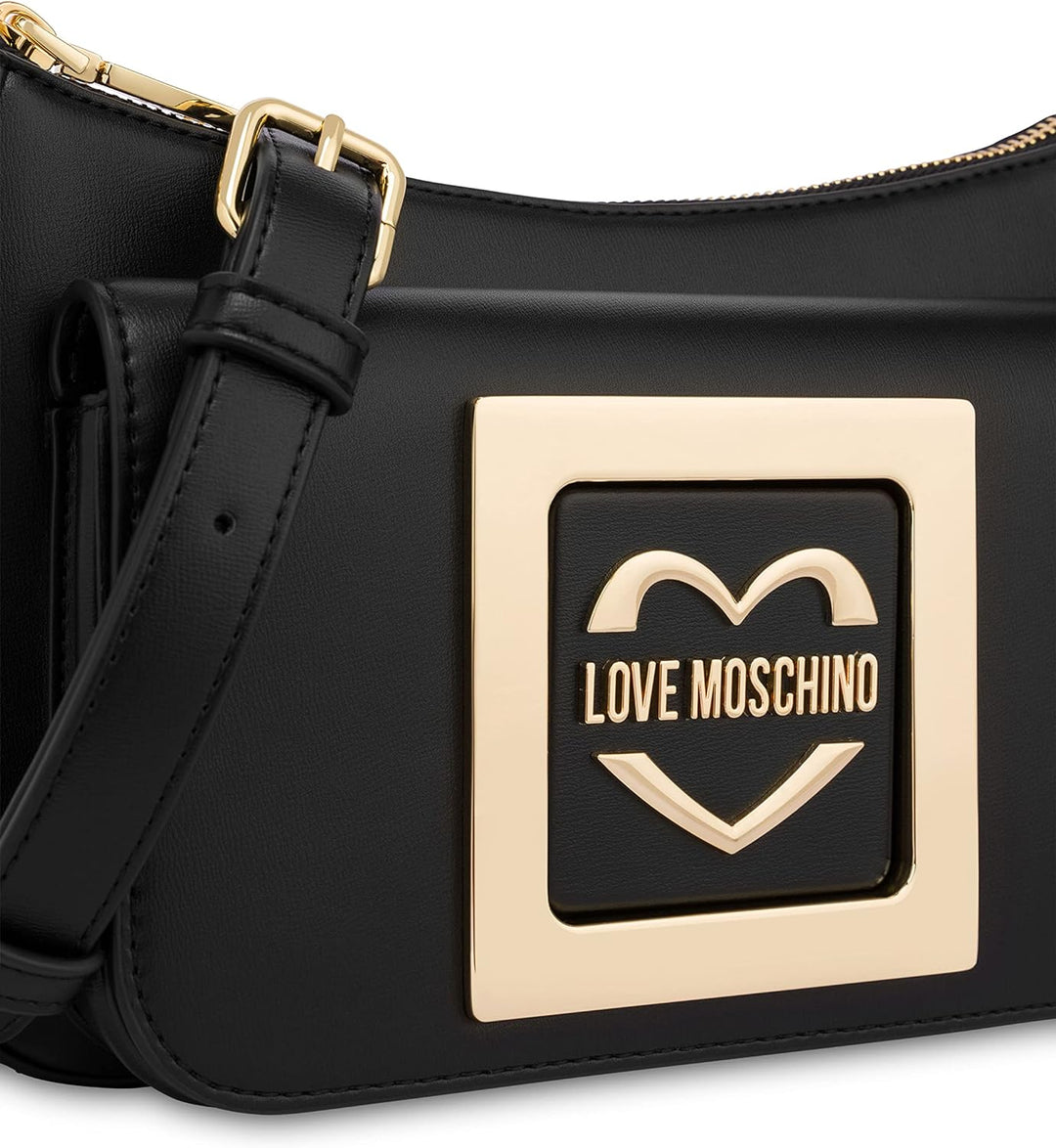 Love Moschino Women's Jc4306pp0gkv0 Handbag, 16X24X10 Schwarz, Schwarz