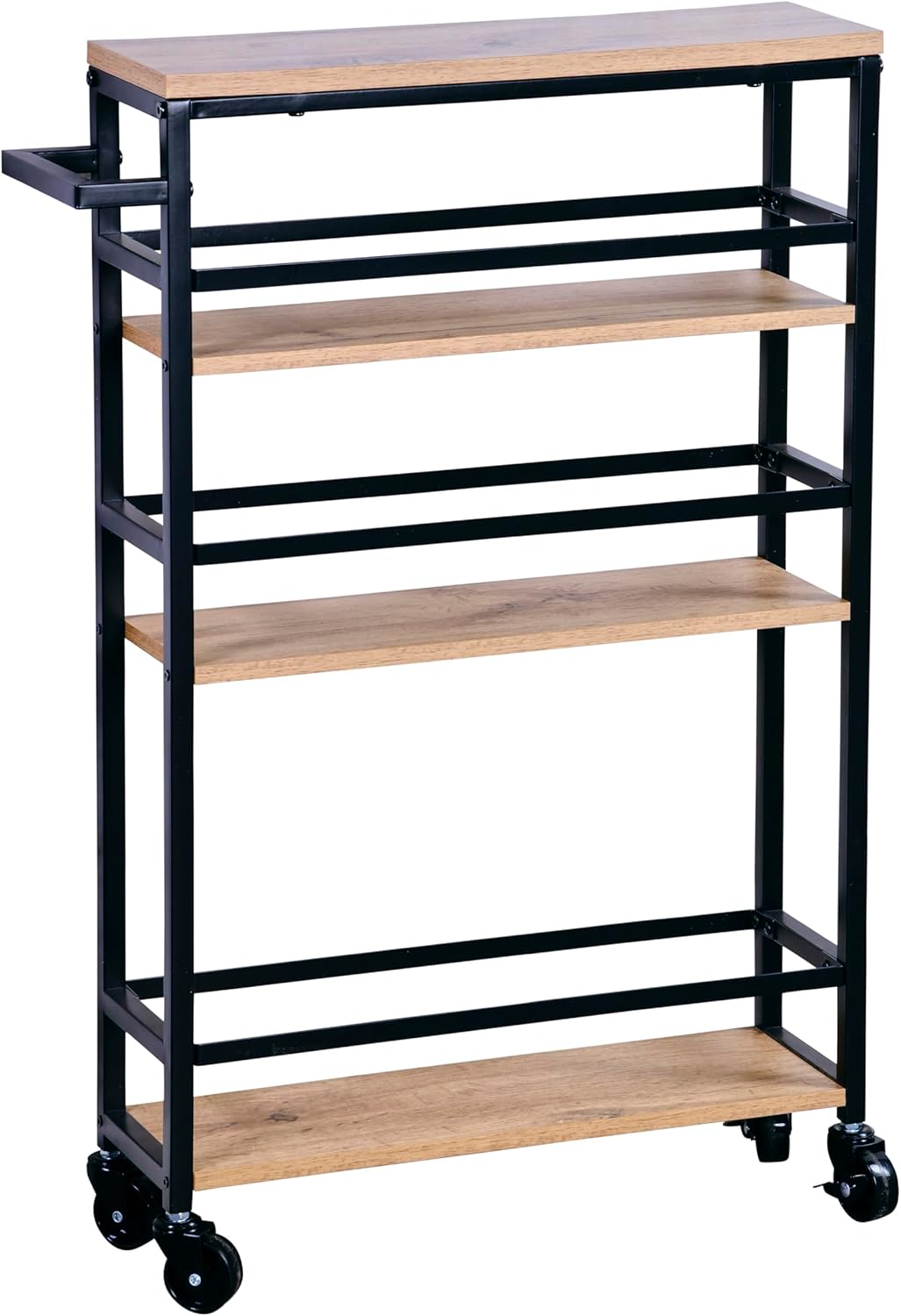Kesper| Nischenwagen, Material: Metall und FSC-zertifizierter Spanplatte, Masse: B:50 x H: 81 x T: 1