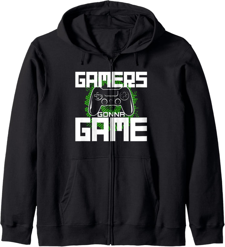 Gamers gehendes Spiel Kapuzenjacke