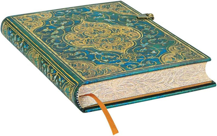 Paperblanks Chroniken PB3214-4 in Türkis Notizbuch Midi Liniert, Midi (180 x 130) Midi (180 x 130) L