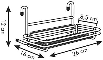 Tescoma Küchenhängeregal MONTI 26 cm, Sortiert Hängeregal 26cm, Hängeregal 26cm