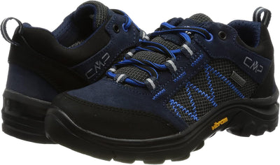 CMP Unisex Kids Thiamat Low 2.0 Trekking Shoe Wp 33 EU Black Blue, 33 EU Black Blue