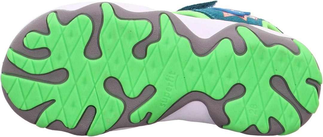 Superfit Jungen MIKE 3.0 Riemchensandalen 32 EU Grün Hellgrün 7000, 32 EU Grün Hellgrün 7000
