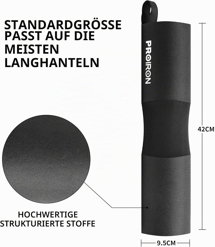 PROIRON Langhantel Polster, Extra Dicke Nackenpolster Langhantel, Hip Thrust Polster für Kniebeugen