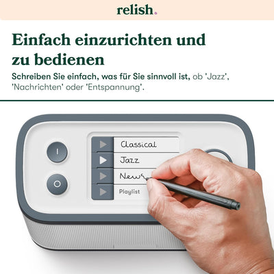Relish Demenz und Alzheimers Tragbarer DAB Radio und Musik-Player