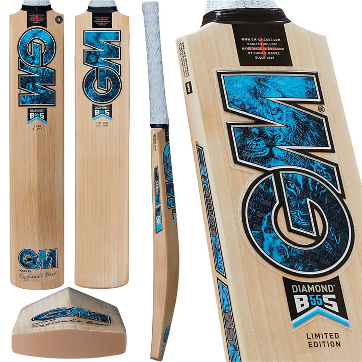 Gunn & Moore GM Cricketschläger, Diamond 606, Ben Stokes, hochwertige englische Weide, DXM, ToeTek u