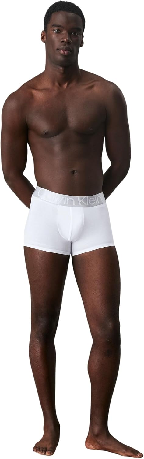 Calvin Klein 3er-Pack NB1799A Boxershorts für Herren XS Mehrfarbig (Black/ White/ Grey Heather), XS