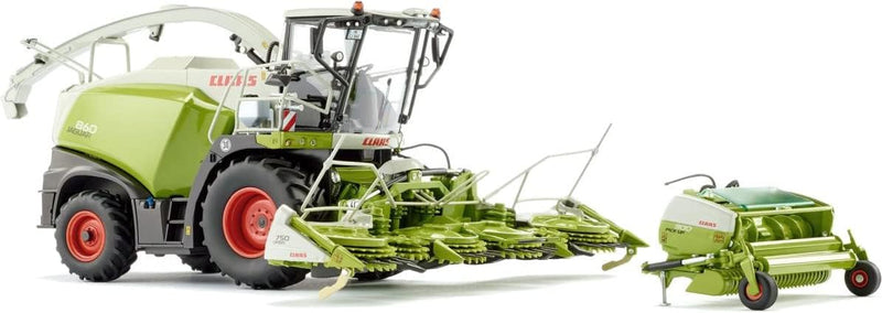 Claas Jaguar 860 Forage Harv. with Orbis 750/pick-up 300 - Model Car, Wiking 1:32