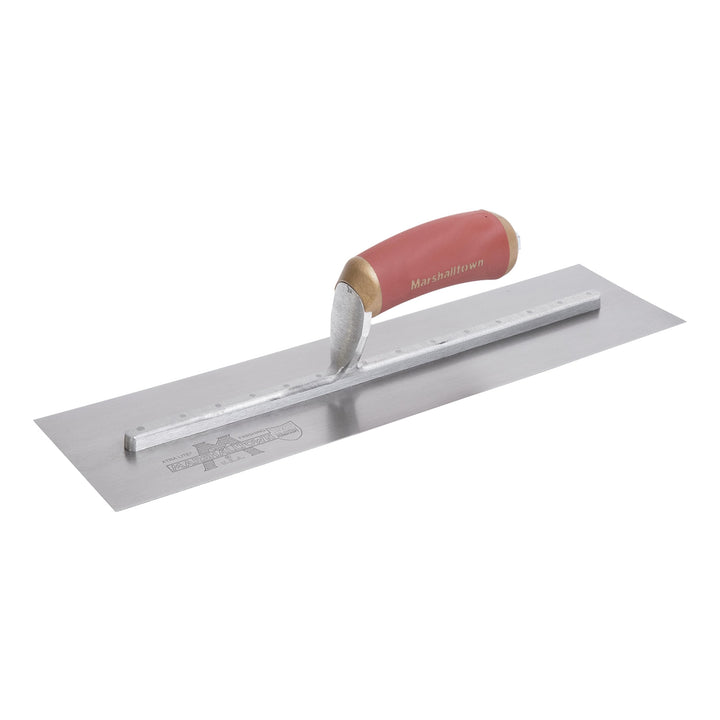 Marshalltown PermaShape Glättkelle, gebogene Form, aus Carbonstahl, perfekt für Verputzer und Gipser