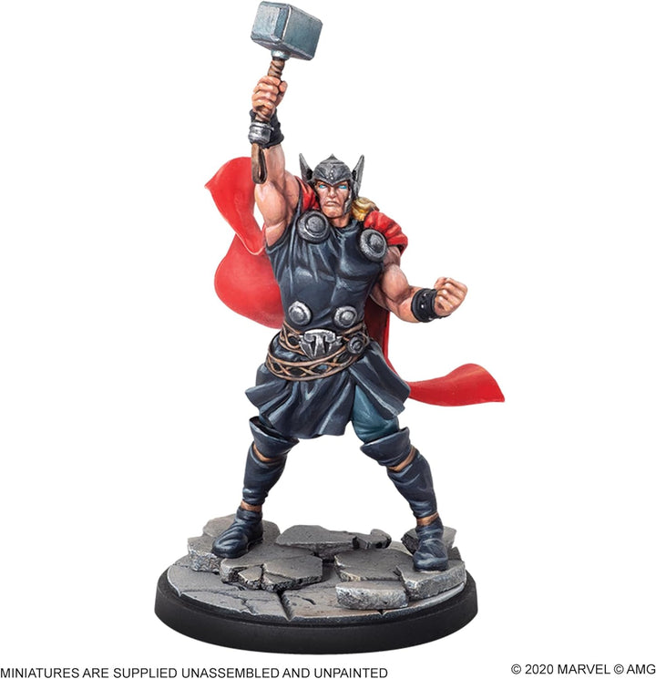 Atomic Mass Games , Marvel Crisis Protocol: Character Pack: Thor and Valkyrie , Miniatures Game , Ag