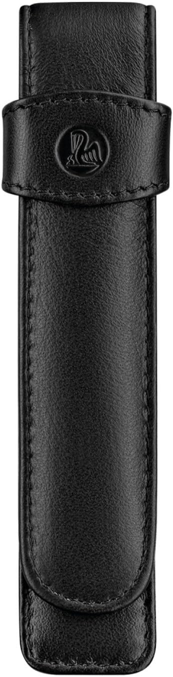 Pelikan 923409 Schreibgeräte-Etui Leder TG 11 Stiftablagen, 1 Stück TG11 Schwarz, TG11 Schwarz