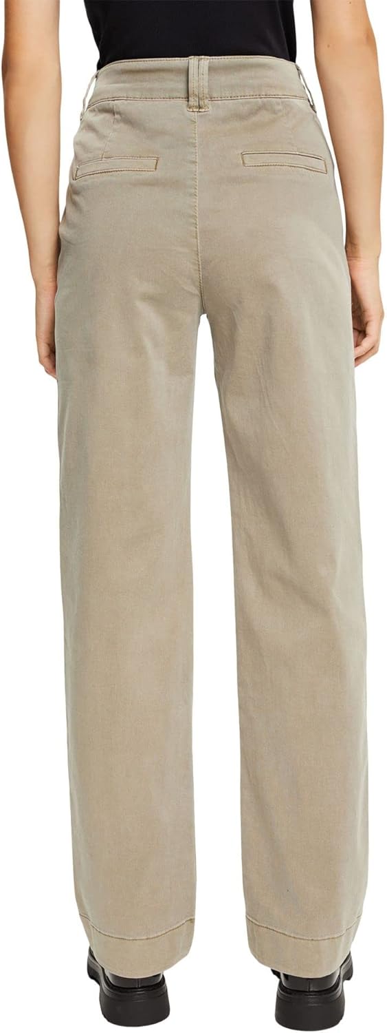 ESPRIT Damen Hose 072ee1b328 30W / 32L 265/Pale Khaki, 30W / 32L 265/Pale Khaki