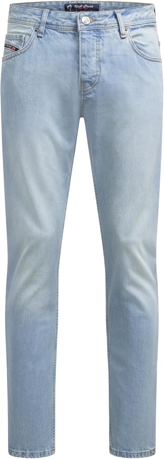 Rock Creek Herren Designer Jeans Denim Blau Hose Herrenjeans RC-2098 W29-W44 29W / 32L Rc-2441 Hellb