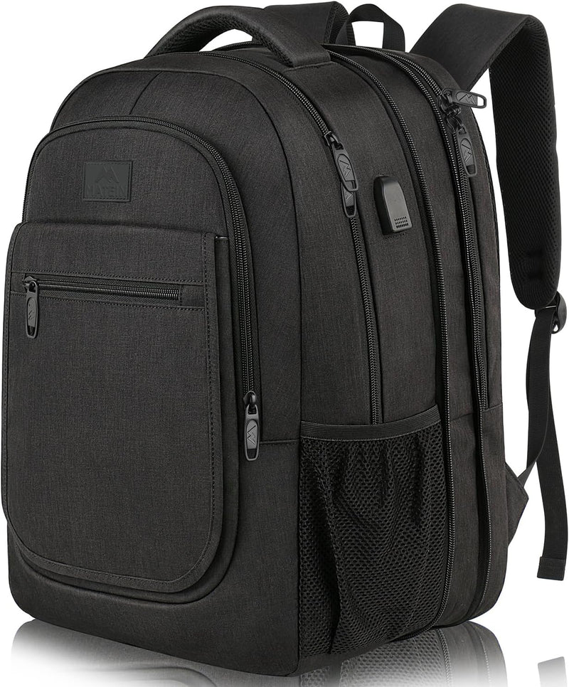 MATEIN Rucksack Herren, Gross Erweiterbarer Laptop Rucksack 15,6 Zoll mit USB Ladeanschluss, Busines