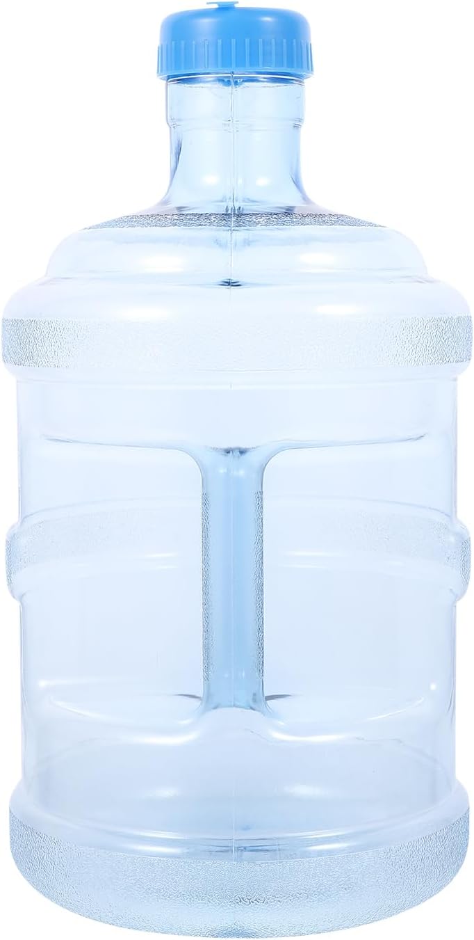 FAVOMOTO 5 Liter Reine Wasserflasche Mineralwasserflasche Portable Eimer mit GriffReine Wasserflasch