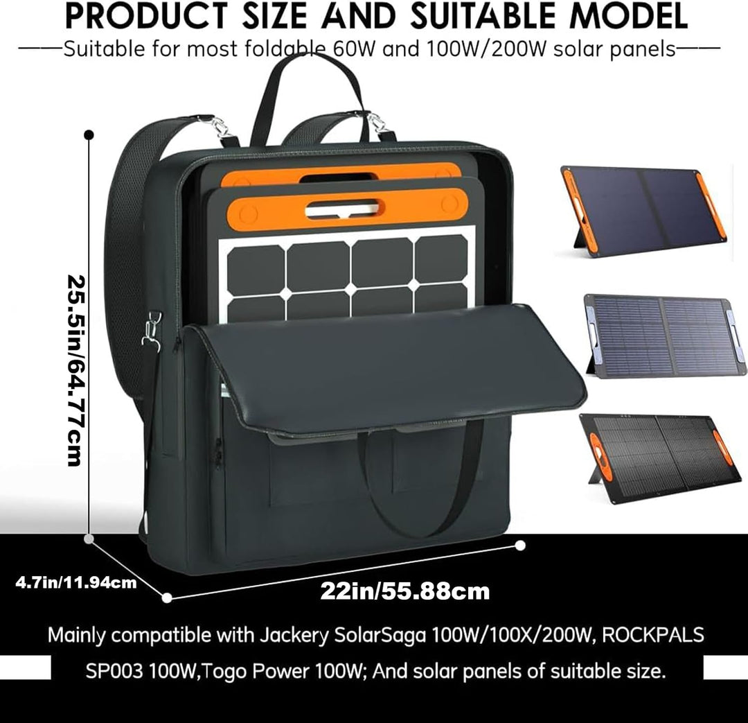 Aufbewahrungstasche für Solarmodule | Reisetasche mit doppelter Schicht für Solarmodule – robuster A