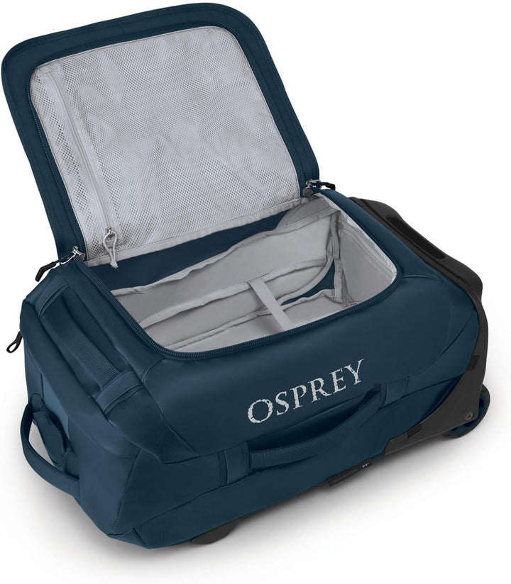 Osprey Unisex – Erwachsene Rolling Transporter 40 Duffel Bag Einheitsgrösse Venturi Blue, Einheitsgr