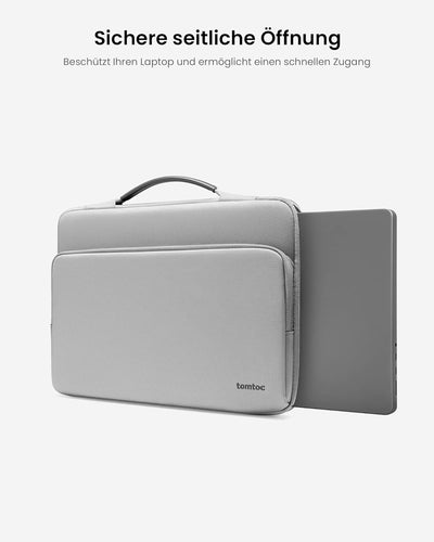 tomtoc 360° Tasche Hülle für 15-Zoll Neu MacBook Air M2 A2941 2023, 15" Microsoft Surface Laptop 5/4