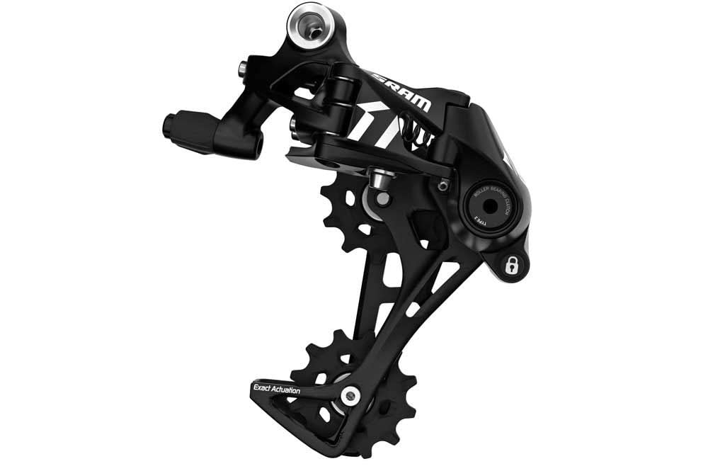 Sram Schaltwerk Apex 1 (11-Gang | Langer Käfig) Schwarz, Schwarz