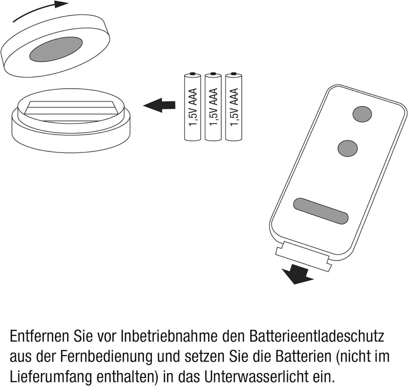 Hellum LED Lampions aussen wetterfest, 1x LED für Lampions mit Fernbedienung, 1x 30cm Lampions weiss