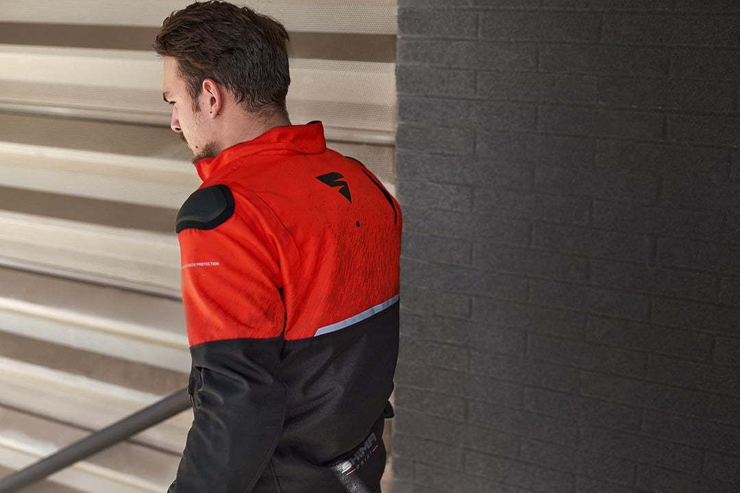 SHIMA DRIFT Motorradjacke Herren | Leichte, Atmungsaktive Sommer Mesh Motorcycle Stadt Textiljacke M