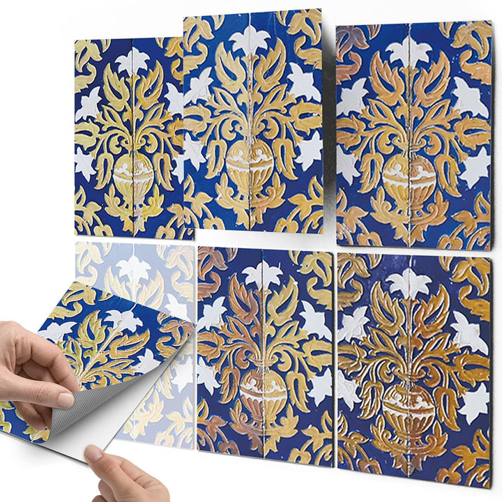 CREATISTO Klebefliesen Stickerfliesen Fliesenfolie - Aufkleber Sticker für Wandfliesen I Klebefliese