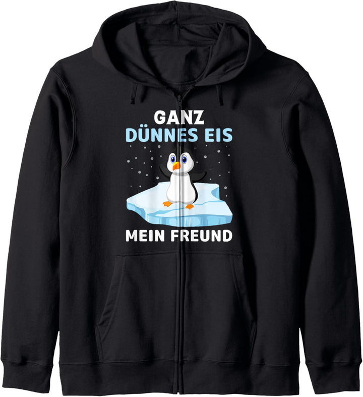 Ganz dünnes Eis mein Freund Kapuzenjacke