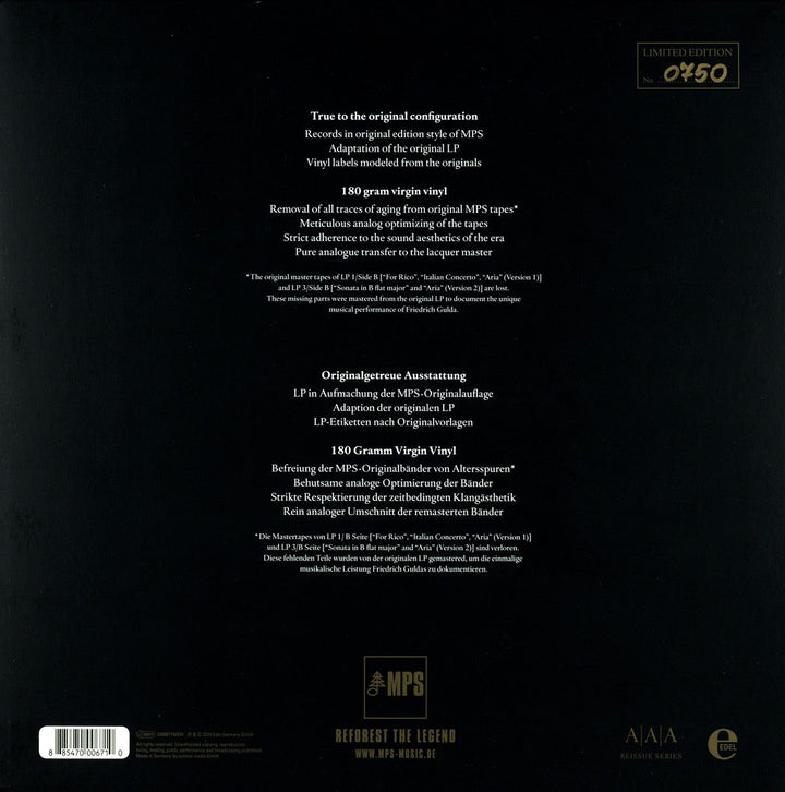 Message from G, Vinyl