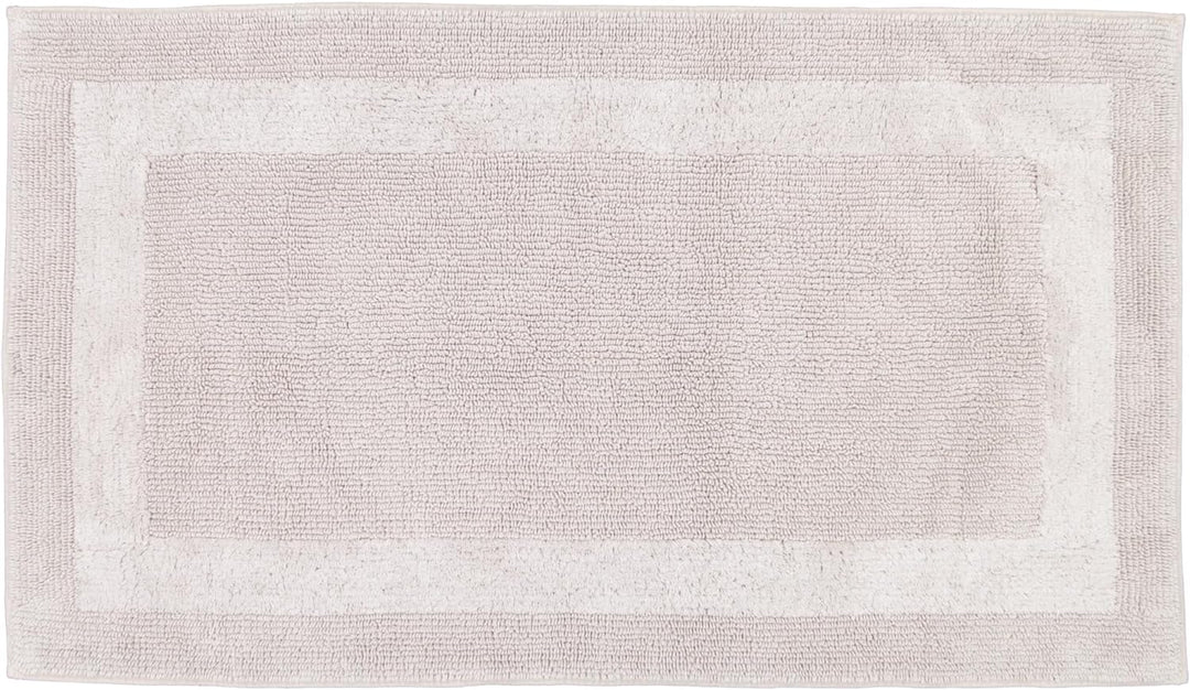 Cawö Home Badteppiche Luxus Badteppich 1000 Silber - 775 70x120 cm, 70x120 cm