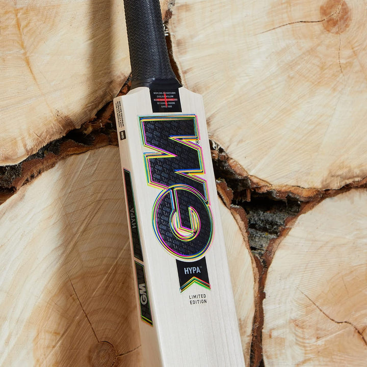 Gunn & Moore GM Cricketschläger | Hypa | English Willow | DXM, ToeTek und Now | L555 Klinge | erhält