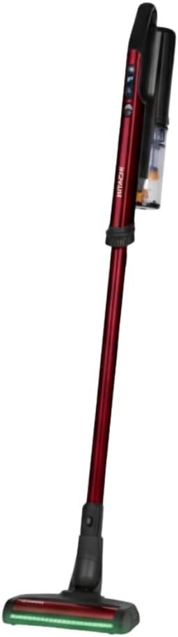Hitachi Akkusauger PV-XH 4 PL AR, 225 AW, bis 50 Min. Laufzeit, LED Staubsuche, HEPA 13 (Rot), Rot